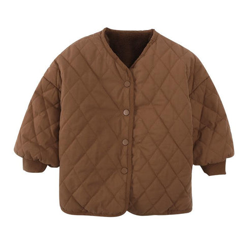 Short fur Mao Mao cotton-padded clothes wear cotton-padded jacket on both sides